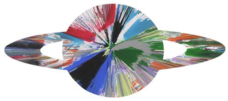Untitled (Saturn Spin Painting)