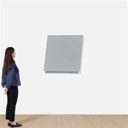 Gray Panel, from Painted Wall Sculptures