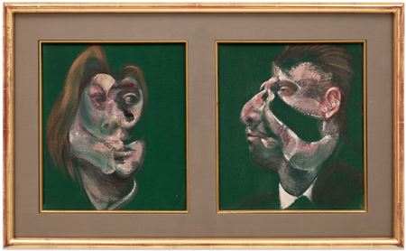 Study for Head of Isabel Rawsthorne and George Dyer (Diptych)