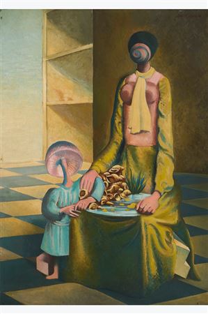 Sample artwork by John William Melville (1902 - 1986), known for painting and sculpture - View similar artists and auction records