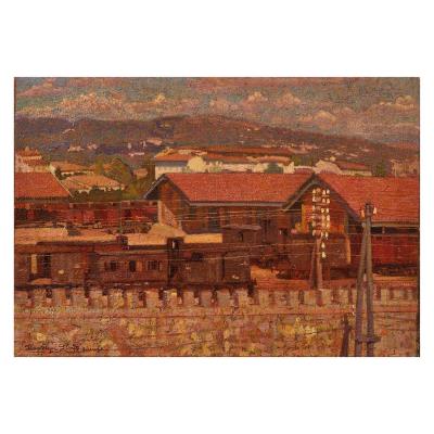 Sample artwork by Llewelyn Lloyd (1879 - 1950), known for marine, coastal and landscape painting - View similar artists and auction records