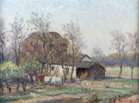 Sunset over the Farm