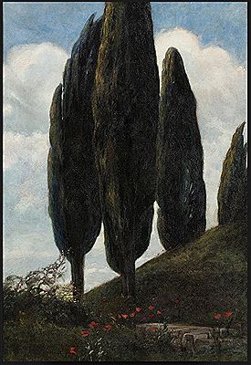 Cypresses on the Via Appia in Rome by Zefiryn Alojzy (Zefir) Cwiklinski - Auction record, sale price, and art valuation. Compare with similar artists and explore comparable artworks.