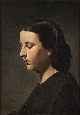 Portrait of Maria Matejko, 1859 by Jan Matejko - Auction record, sale price, and art valuation. Compare with similar artists and explore comparable artworks.