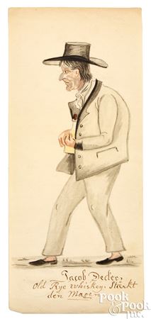 Jacob Decker, old Rye whiskey, Starket den Magen