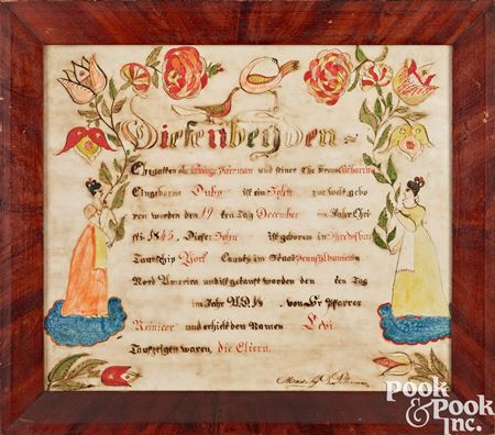 Fraktur Birth Certificate
