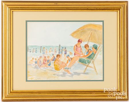 Beach scene