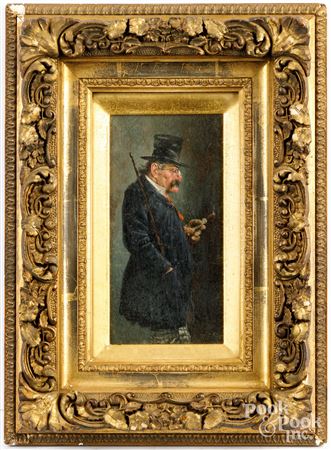 Portrait of a gentleman with cigar