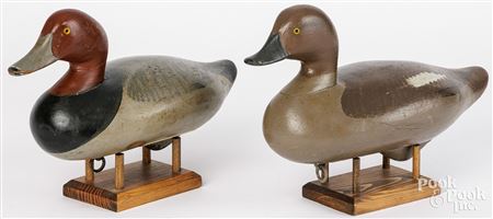 Two duck decoys