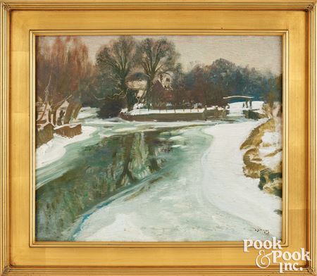 Winter at Flatford Mill