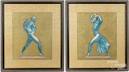 Pair of Chinese paintings