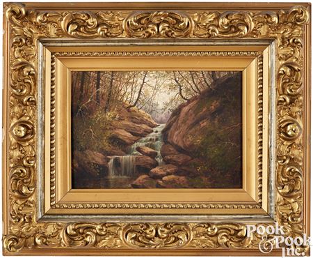 Landscape with waterfall