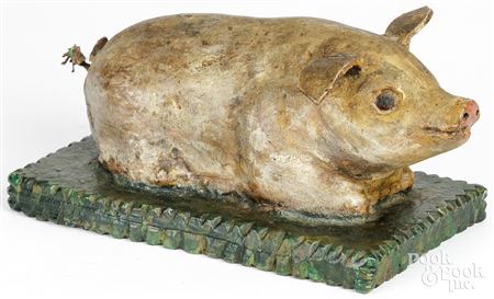 Recumbent pig