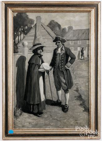 Illustration Peggy and Benedict Arnold