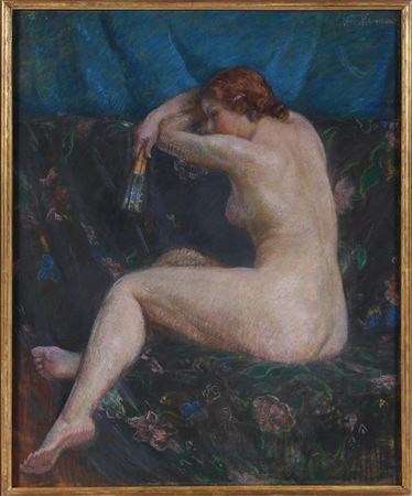 NUDE WITH FAN, 1938