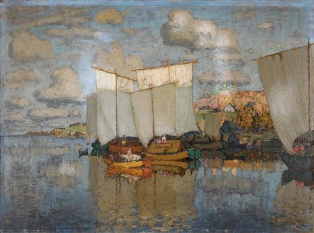 PSKOV ON THE VELIKAYA RIVER, CIRCA 1918