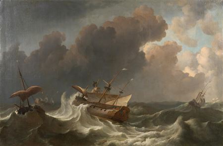 SHIPS IN A STORM, 1694