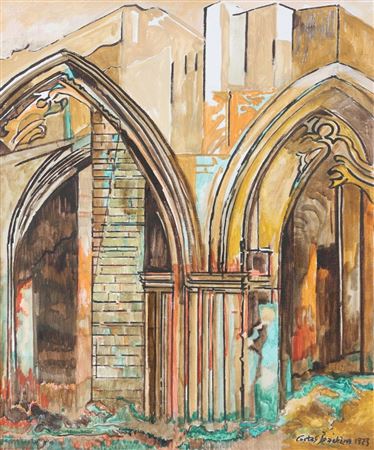 Bellapais Abbey by Costas Joachim - Auction record, sale price, and art valuation. Compare with similar artists and explore comparable artworks.