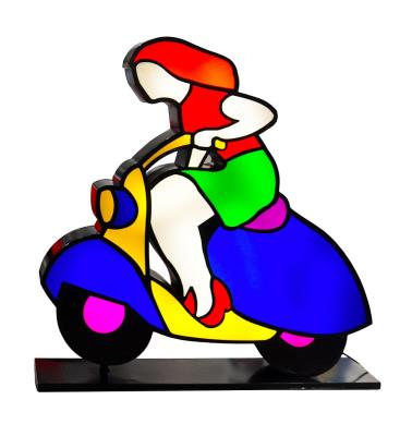 Vespa by Marco Lodola - Auction record, sale price, and art valuation. Compare with similar artists and explore comparable artworks.