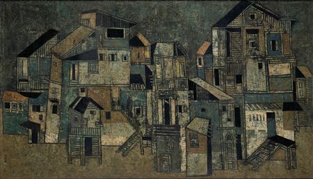 Portrait of Srinagar by Piraji C Sagara - Auction record, sale price, and art valuation. Compare with similar artists and explore comparable artworks.