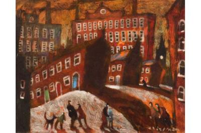 Making Their Way Back Home by David Alderman - Auction record, sale price, and art valuation. Compare with similar artists and explore comparable artworks.