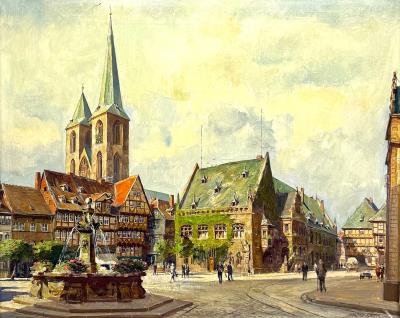View of Halberstadt with the Market Square
