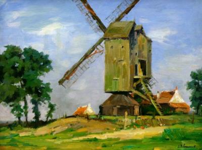 Summer Landscape with Mill