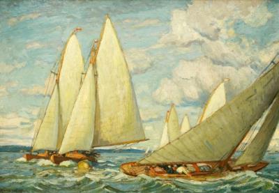 Regatta am Wannsee. 1934.