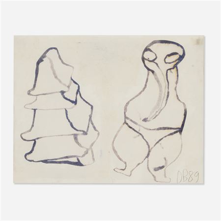Untitled (Tree & Trunked Creature in Undies)