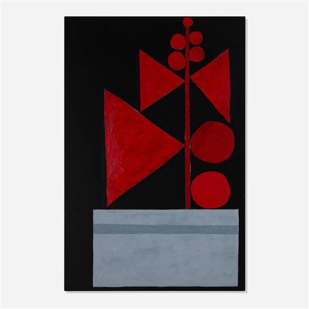 Red on Black Collage
