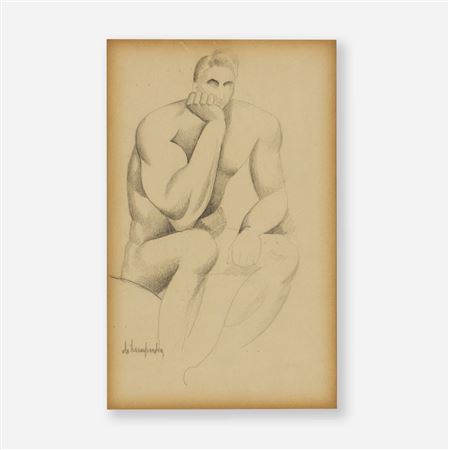 Nu assis (Homme) (Seated Man)