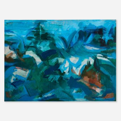 The Coast of Baker Island by William Kienbusch - Auction record, sale price, and art valuation. Compare with similar artists and explore comparable artworks.