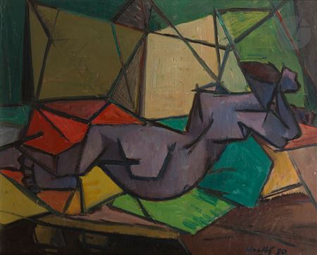 Sample artwork by Salih Uralli (1908 - 1984), known for painting - View similar artists and auction records