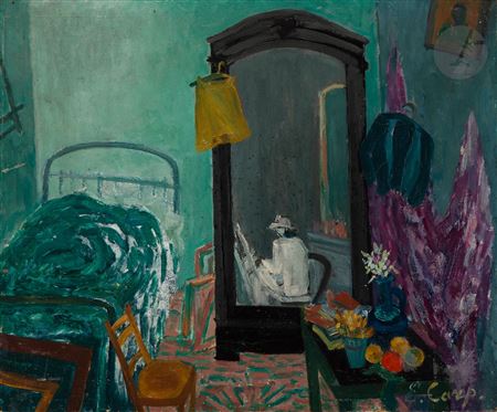 Woman in an interior