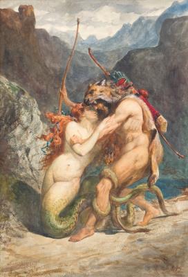 Heracles and the Hydra of Lerna by Alexis Mossa - Auction record, sale price, and art valuation. Compare with similar artists and explore comparable artworks.