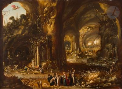 People in a landscape