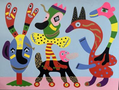 Sample artwork by Gustavo Vico (Born 1939), known for painting - View similar artists and auction records