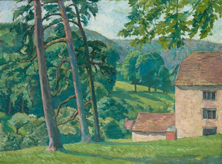 Sample artwork by Hubert Lindsay Wellington (1879 - 1967), known for painting - View similar artists and auction records
