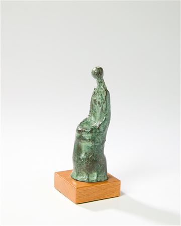 Girl with clasped hands