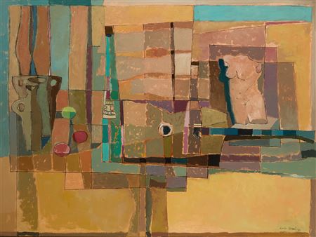 Sample artwork by Carlo Rossi (1921 - 2010), known for painting - View similar artists and auction records