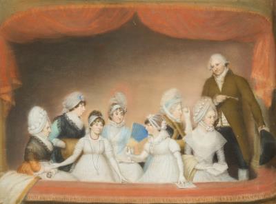 The Tattersall Family in Their Box at Covent Garden Opera House