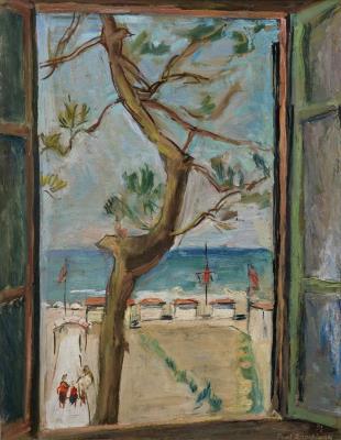 Window View of the Beach, 1951