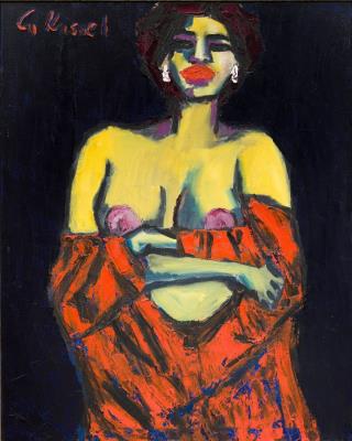 The Lady in Red by Gernot Kissel - Auction record, sale price, and art valuation. Compare with similar artists and explore comparable artworks.