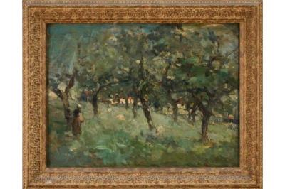 Figure in an Orchard