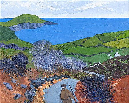 Sample artwork by Gwilym Prichard (1931 - 2015), known for landscape painting - View similar artists and auction records