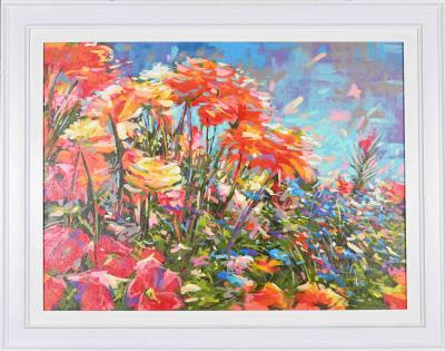 Wild Flowers by Wakaba Mutheki - Auction record, sale price, and art valuation. Compare with similar artists and explore comparable artworks.