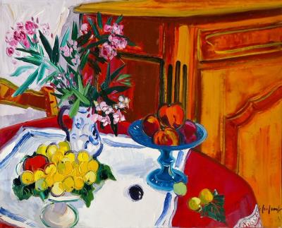 Composition with oleanders