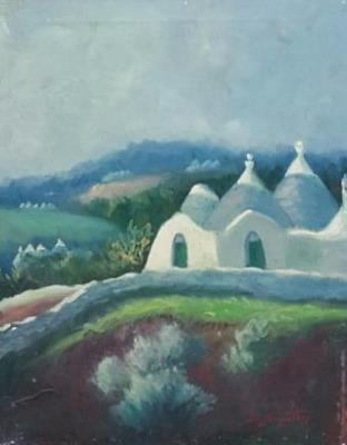 White houses by Nicola Nocente - Auction record, sale price, and art valuation. Compare with similar artists and explore comparable artworks.