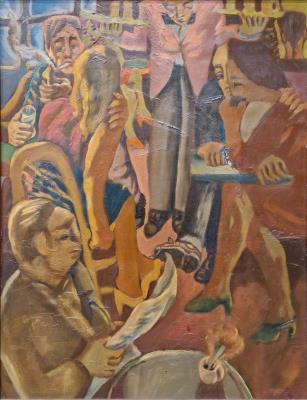 At the bar by Marcel Gonzalez - Auction record, sale price, and art valuation. Compare with similar artists and explore comparable artworks.