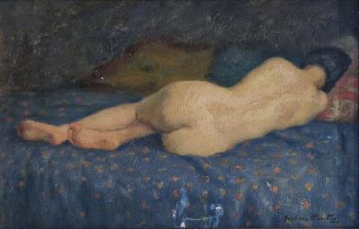 Reclining Nude by Madeleine Plantey - Auction record, sale price, and art valuation. Compare with similar artists and explore comparable artworks.